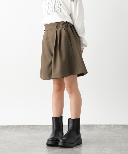 GLOBAL WORK（グローバルワーク）の「イージーケアタックキュロット/641325（その他パンツ・キッズ・ダークブラウン/ベージュ系その他3・140cm/130cm/160cm/150cm）」の12枚目の写真