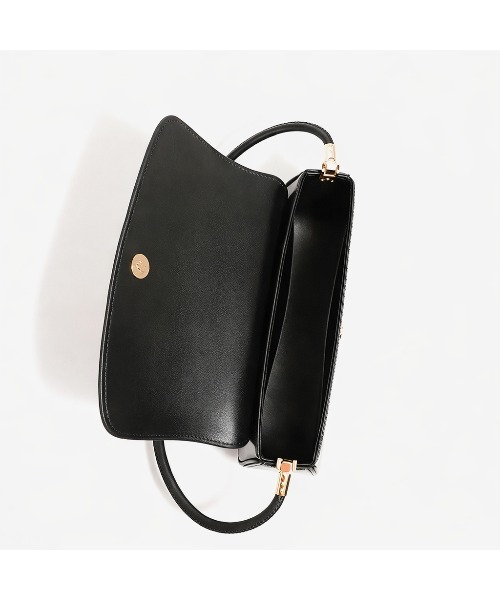 NiiNa(ニーナ)の「【 NiiNa / ニーナ 】高品質レザーミニフラップショルダーバッグ(ショルダーバッグ・レディース・ブラウン/レッド/ブラック・FREE)」の10枚目の写真