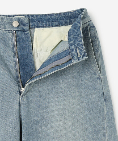 ORCIVAL（オーシバル）の「ORCIVAL | コットンドライツイル ワイドカーブパンツ WOMEN（デニムパンツ・レディース・インディゴブルー・1/2）」の6枚目の写真