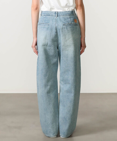 ORCIVAL（オーシバル）の「ORCIVAL | コットンドライツイル ワイドカーブパンツ WOMEN（デニムパンツ・レディース・インディゴブルー・1/2）」の11枚目の写真