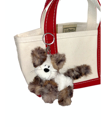 YOULIKEWHAT（ユーライクワット）の「ラブキャット キーリング (ブラウンミックス)（キーケース/キーアクセサリー）」