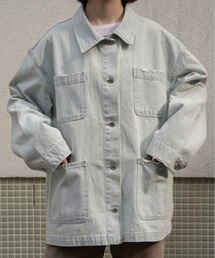 lawgy（ラウジー）の「mixed pocket denim jacket   ミクストポケットデニムジャケット（デニムジャケット）」