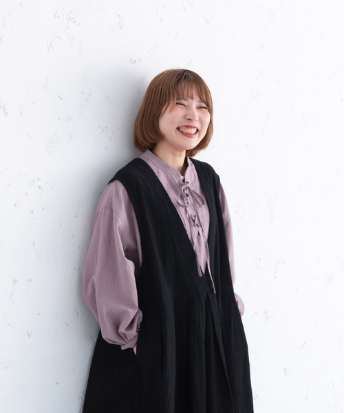 soulberry(ソウルベリー)の「【115cm丈】なんとでもなる、みんなのワンピース(ワンピース・レディース・ブラック・3L/LL/L/M/5L/4L)」の11枚目の写真