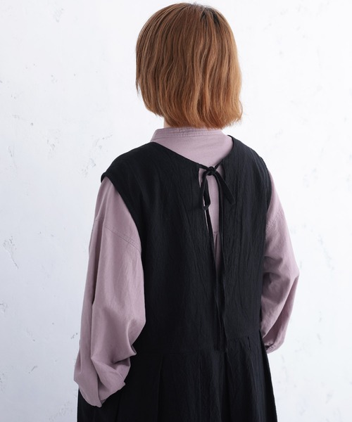 soulberry(ソウルベリー)の「【115cm丈】なんとでもなる、みんなのワンピース(ワンピース・レディース・ブラック・3L/LL/L/M/5L/4L)」の2枚目の写真