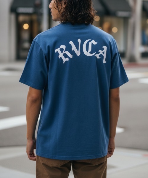 RVCA(ルーカ)の「RVCA メンズ BACK SIDE OE ARCH SFST サーフTシャツ 【2026年春夏モデル】(Tシャツ/カットソー・メンズ・ダークブルー/ホワイト/ブラック/グレー・X-LARGE/LARGE/MEDIUM/SMALL)」の4枚目の写真