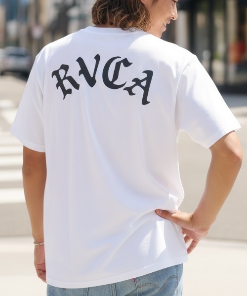 RVCA(ルーカ)の「RVCA メンズ BACK SIDE OE ARCH SFST サーフTシャツ 【2026年春夏モデル】(Tシャツ/カットソー・メンズ・ダークブルー/ホワイト/ブラック/グレー・X-LARGE/LARGE/MEDIUM/SMALL)」の1枚目の写真
