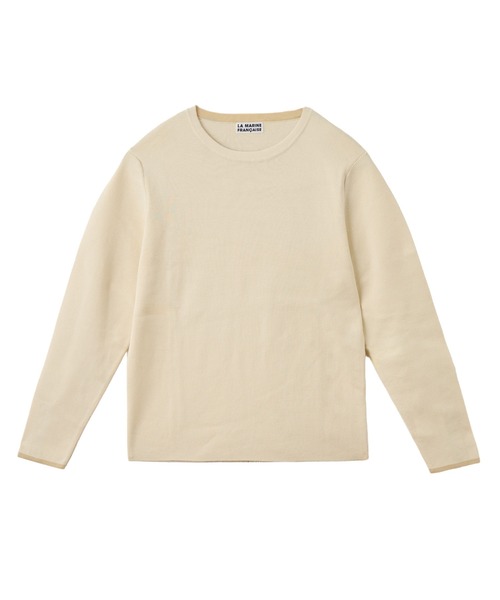 LA MARINE FRANCAISE(マリン フランセーズ)の「バイカラープルオーバー(ニット/セーター・レディース・ネイビー/グレー/オフホワイト・FREE)」の2枚目の写真