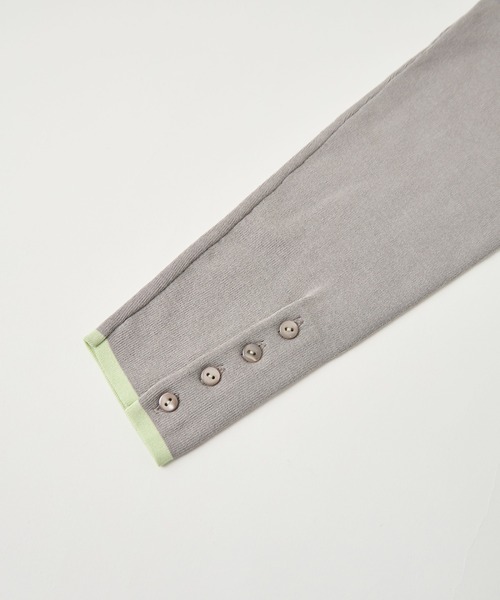 LA MARINE FRANCAISE(マリン フランセーズ)の「バイカラープルオーバー(ニット/セーター・レディース・ネイビー/グレー/オフホワイト・FREE)」の7枚目の写真