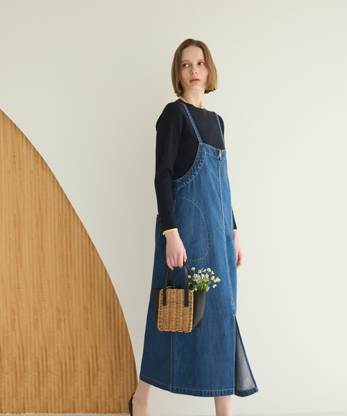 LA MARINE FRANCAISE(マリン フランセーズ)の「バイカラープルオーバー(ニット/セーター・レディース・ネイビー/グレー/オフホワイト・FREE)」の4枚目の写真