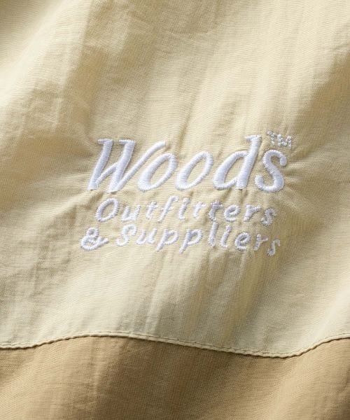 IEDIT(イディット)の「IEDIT WOODSコラボ カットソー裏地付きで長く楽しめる 撥水(はっすい)バイカラーマウンテンパーカー〈アイボリー×ベージュ〉(マウンテンパーカー・レディース・ベージュ系その他・S/M/L/4L/3L/LL)」の5枚目の写真