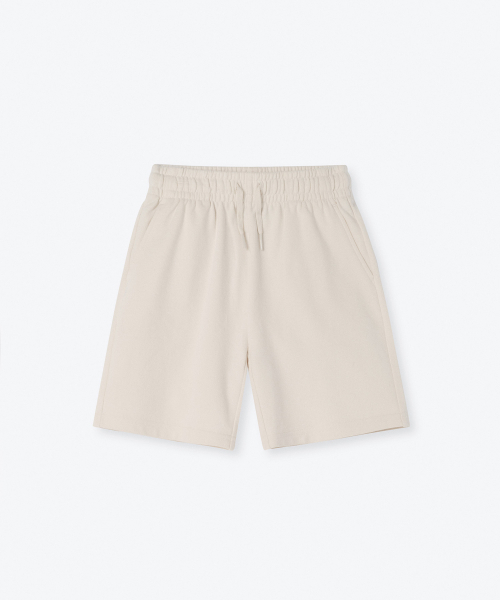 MUSINSA STANDARD KIDS（ムシンサスタンダードキッズ）の「ベーシックスウェットショーツ[クリーム]（その他パンツ・レディース・その他・100/110/120/130/140/150/160）」の2枚目の写真
