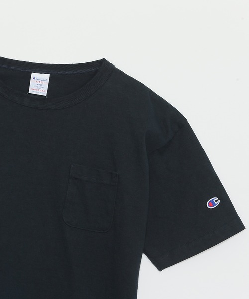 Champion（チャンピオン）の「【Champion/チャンピオン】メンズ MADE IN USA T1011(ティーテンイレブン) ショートスリーブ ポケット付き Tシャツ（Tシャツ/カットソー・メンズ・ブルー系その他/ホワイト/グレー系その他/ブラック/ネイビー/アーミー・LARGE/SMALL/MEDIUM/X-LARGE）」の21枚目の写真
