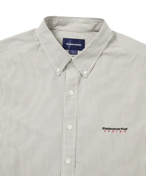 thisisneverthat(ディスイズネバーザット)の「DSN Striped Shirt(シャツ/ブラウス・メンズ・レッド/ホワイト/ベージュ・L/M/S/XL)」の11枚目の写真