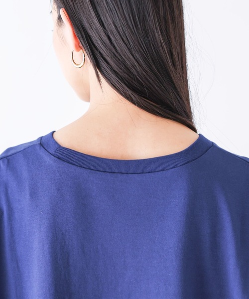n'OrLABEL(ノアールレーベル)の「アシメ切替ランダムヘムカットソー(Tシャツ/カットソー・レディース・ブラック/オフホワイト/ブルー・FREE)」の22枚目の写真