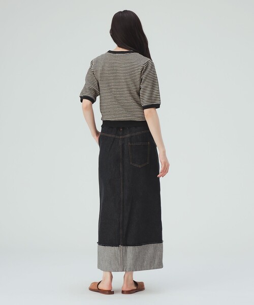 BEAMS HEART(ビームスハート)の「ハニカム ジャカード プルオーバー(Tシャツ/カットソー・レディース・ブラウン/ブルー/ブラック・FREE)」の8枚目の写真