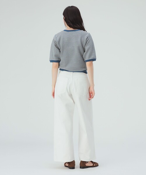BEAMS HEART(ビームスハート)の「ハニカム ジャカード プルオーバー(Tシャツ/カットソー・レディース・ブラウン/ブルー/ブラック・FREE)」の16枚目の写真