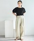 mil（ミル）の「バレルレッグ チノパンツ【586140】（チノパンツ・S-Short）」