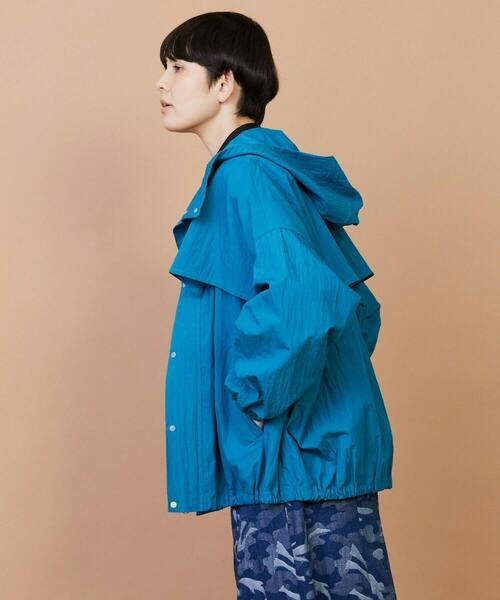 FRAPBOIS（フラボア）の「C/Nリップ ブルゾン（ブルゾン・レディース・ブラック/ブルー・1/2）」の3枚目の写真