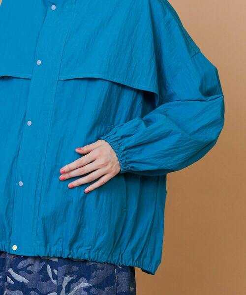 FRAPBOIS（フラボア）の「C/Nリップ ブルゾン（ブルゾン・レディース・ブラック/ブルー・1/2）」の6枚目の写真