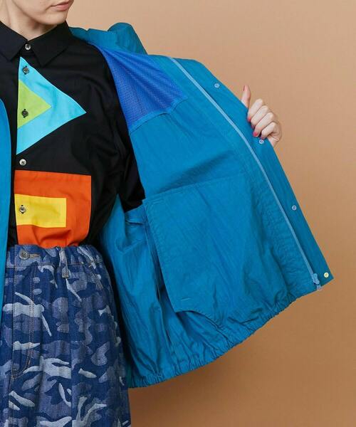 FRAPBOIS（フラボア）の「C/Nリップ ブルゾン（ブルゾン・レディース・ブラック/ブルー・1/2）」の8枚目の写真