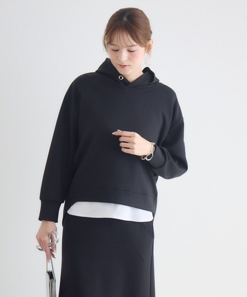 Pillini（ピリーニ）の「ダンボールパーカーセットアップ（セットアップ・レディース・オフホワイト/ブラック・FREE）」の20枚目の写真