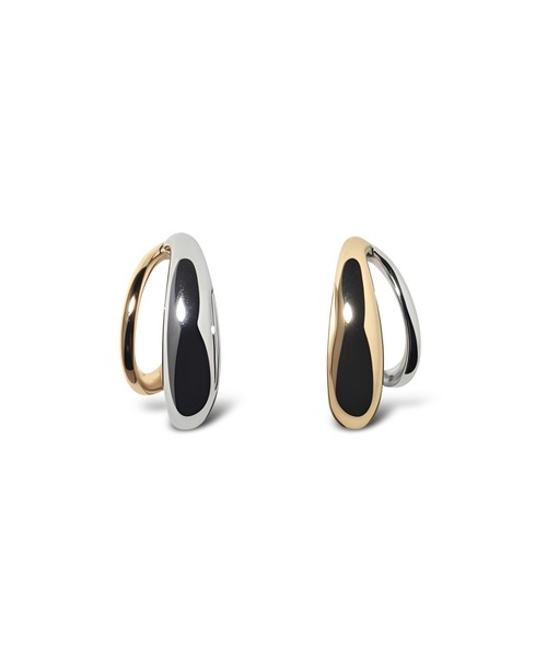 Lyvi(ライビィ)の「バイカラー/ Crescent Curve Piercing Contrast Edition / 金属アレルギー対応(ピアス(両耳用)・レディース・ゴールド系その他・FREE)」の2枚目の写真