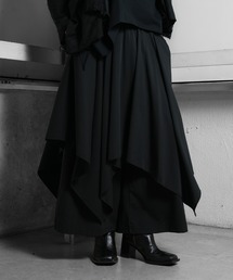 Ruze（ルゼ）の「Irregular cut gather drape pants/イレギュラーカットギャザードレープパンツ（その他パンツ）」