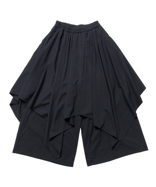 Ruze(ルゼ)の「Irregular cut gather drape pants/イレギュラーカットギャザードレープパンツ(その他パンツ・メンズ・ブラック・FREE)」の9枚目の写真
