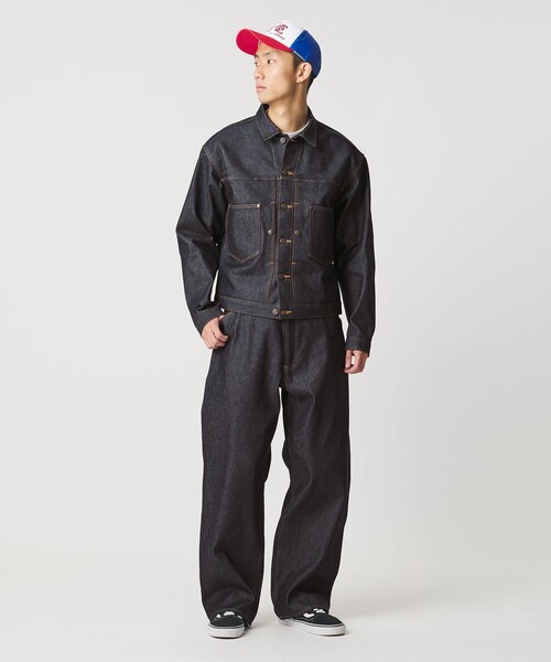 UNITED ARROWS & SONS（ユナイテッドアローズアンドサンズ）の「＜STABILIZER GNZ for UNITED ARROWS & SONS＞ EX Waist Overall Denim/デニムパンツ（デニムパンツ・メンズ・ネイビー・32inch/28inch/36inch/34inch/30inch）」の4枚目の写真