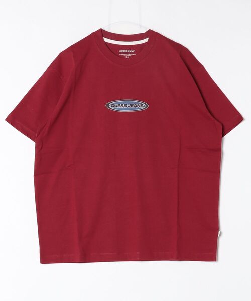 GUESS JEANS（ゲスジーンズ）の「Guess Jeans ロゴ 半袖プリントTシャツ（Tシャツ/カットソー・メンズ・バーガンディー/ホワイト/ブラック/ネイビー・M/L/S/XL）」の4枚目の写真