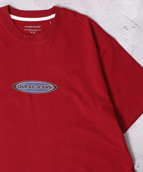 GUESS JEANS(ゲスジーンズ)の「Guess Jeans ロゴ 半袖プリントTシャツ(Tシャツ/カットソー・メンズ・バーガンディー/ホワイト/ブラック/ネイビー・M/L/S/XL)」の4枚目の写真