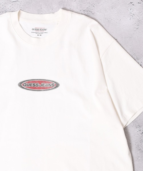GUESS JEANS(ゲスジーンズ)の「Guess Jeans ロゴ 半袖プリントTシャツ(Tシャツ/カットソー・メンズ・バーガンディー/ホワイト/ブラック/ネイビー・M/L/S/XL)」の2枚目の写真