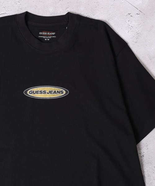 GUESS JEANS(ゲスジーンズ)の「Guess Jeans ロゴ 半袖プリントTシャツ(Tシャツ/カットソー・メンズ・バーガンディー/ホワイト/ブラック/ネイビー・M/L/S/XL)」の3枚目の写真