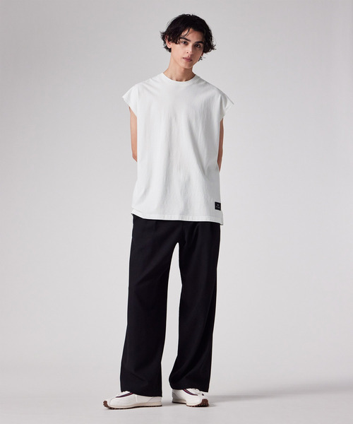 PS Paul Smith(ピーエスポールスミス)の「ヴィンテージライク ノースリーブTシャツ / 162762 EXNS01(Tシャツ/カットソー・メンズ・ブラック/ホワイト・LARGE/MEDIUM/SMALL)」の10枚目の写真