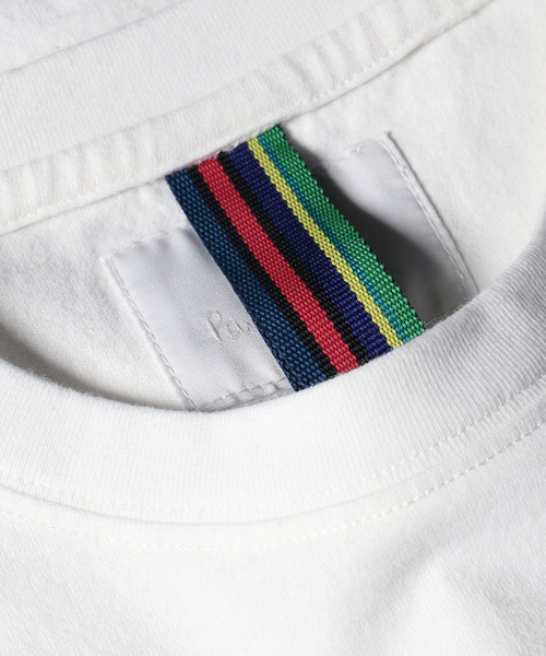 PS Paul Smith(ピーエスポールスミス)の「ヴィンテージライク ノースリーブTシャツ / 162762 EXNS01(Tシャツ/カットソー・メンズ・ブラック/ホワイト・LARGE/MEDIUM/SMALL)」の16枚目の写真