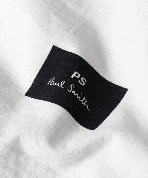 PS Paul Smith(ピーエスポールスミス)の「ヴィンテージライク ノースリーブTシャツ / 162762 EXNS01(Tシャツ/カットソー・メンズ・ブラック/ホワイト・LARGE/MEDIUM/SMALL)」の17枚目の写真