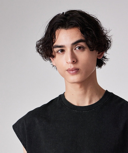 PS Paul Smith(ピーエスポールスミス)の「ヴィンテージライク ノースリーブTシャツ / 162762 EXNS01(Tシャツ/カットソー・メンズ・ブラック/ホワイト・LARGE/MEDIUM/SMALL)」の5枚目の写真