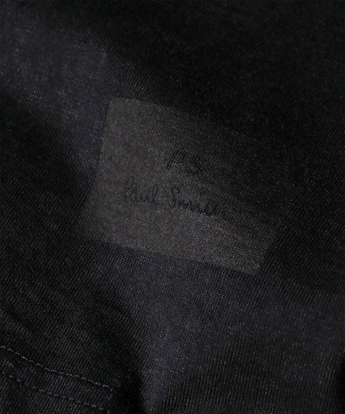 PS Paul Smith(ピーエスポールスミス)の「ヴィンテージライク ノースリーブTシャツ / 162762 EXNS01(Tシャツ/カットソー・メンズ・ブラック/ホワイト・LARGE/MEDIUM/SMALL)」の9枚目の写真