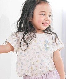 SLAP SLIP（スラップスリップ）の「【スララク 防汚加工 オーガニックコットン】ときめき女の子半袖Tシャツ(80~130cm)（Tシャツ/カットソー）」