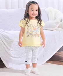 SLAP SLIP（スラップスリップ）の「【スララク 防汚加工 オーガニックコットン】ときめき女の子半袖Tシャツ(80~130cm)（Tシャツ/カットソー）」