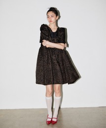 エッジリボンミニドレス / edge ribbon mini dress
