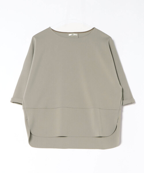 Jines（ジネス）の「アクアジャージードルマントップス（Tシャツ/カットソー・レディース・グレー/チャコールグレー/ブラック・38）」の2枚目の写真