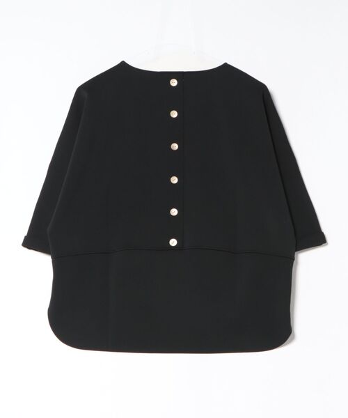 Jines（ジネス）の「アクアジャージードルマントップス（Tシャツ/カットソー・レディース・グレー/チャコールグレー/ブラック・38）」の4枚目の写真