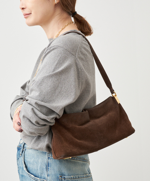 Deuxieme Classe（ドゥーズィエムクラス）の「*【MAESTOSO/マエストソ】AURORA BAGUETTE（ハンドバッグ・レディース・ブラウン・FREE）」の3枚目の写真