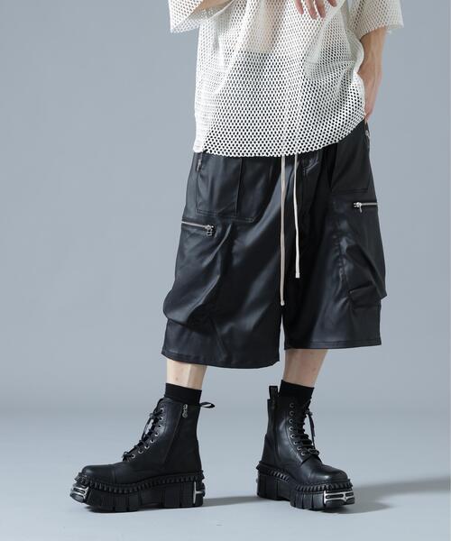 DankeSchon/ダンケシェーン/COATING BAGGY CARGO SHORTS（カーゴパンツ
