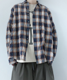 JOURNAL STANDARD LUXE | シャーリングチェック レギュラーカラーBigシャツ(シャツ/ブラウス)