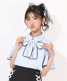 PINKHUNT | PINKHUNT ビッグリボン付き肩あきシャツ 1507K(シャツ/ブラウス)