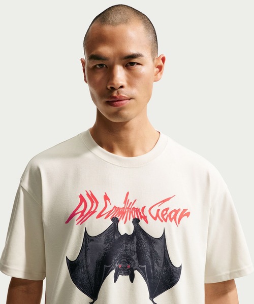 ACG（エィシージー）の「NIKE AS M ACG DF LSE CAMP BATS SS TEE / ナイキ ACG DF LSE CAMP BATS T-シャツ 【SP】（Tシャツ/カットソー・メンズ・ブラック/ホワイト・S/M/L/XL/XXL）」の3枚目の写真