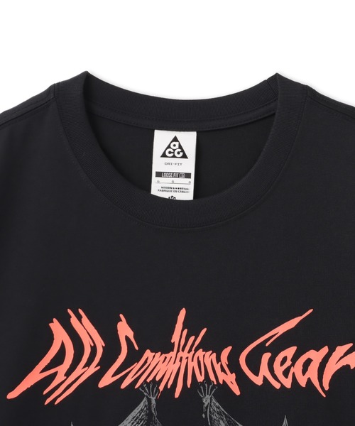 ACG（エィシージー）の「NIKE AS M ACG DF LSE CAMP BATS SS TEE / ナイキ ACG DF LSE CAMP BATS T-シャツ 【SP】（Tシャツ/カットソー・メンズ・ブラック/ホワイト・S/M/L/XL/XXL）」の11枚目の写真