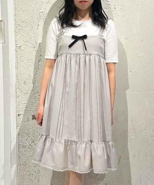 MILK(ミルク)の「Maison ドレス(ジャンパースカート・レディース・B/C・FREE)」の2枚目の写真